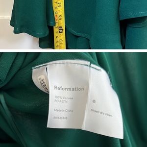 Reformation Milan Emerald Dress size Medium